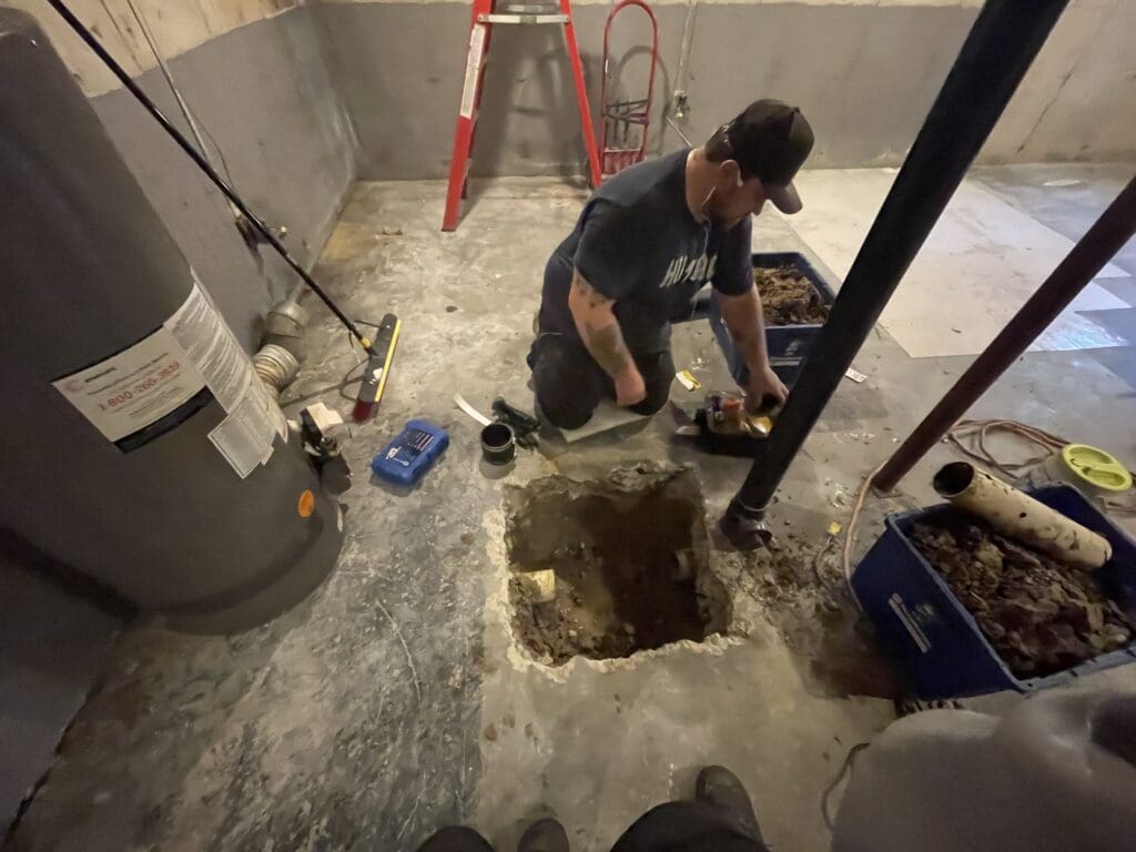 backwater valve install